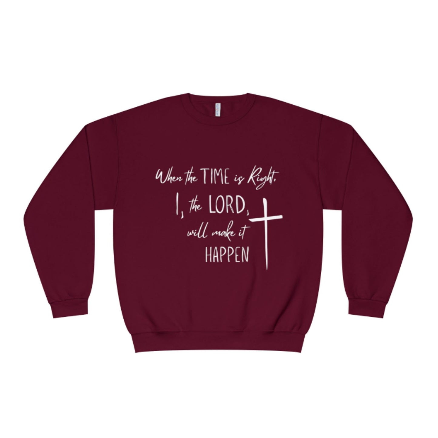 Unisex Christian Scripture Sweatshirt | Isaiah 60:22 Pullover