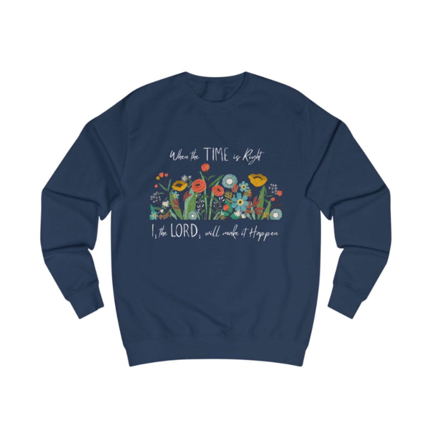 Floral Inspirational Woman Christian Sweatshirt | Cozy Spring Gift for Her