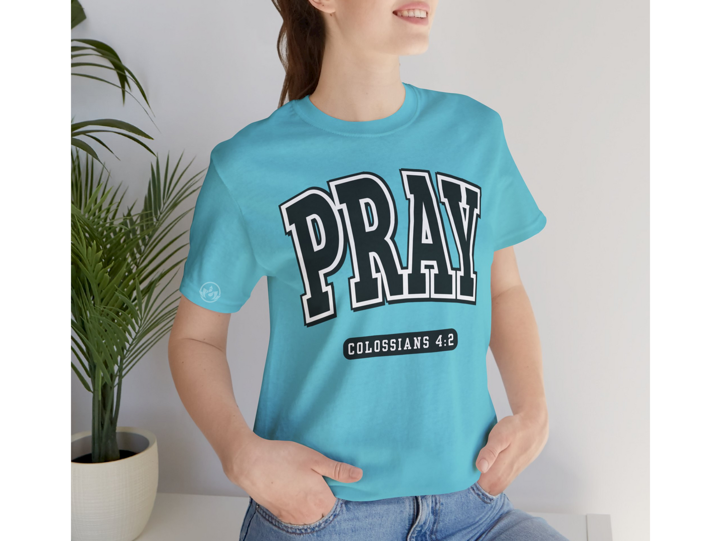 Prayer Shirt – Colossians 4:2 Bible Verse Tee | Christian Apparel