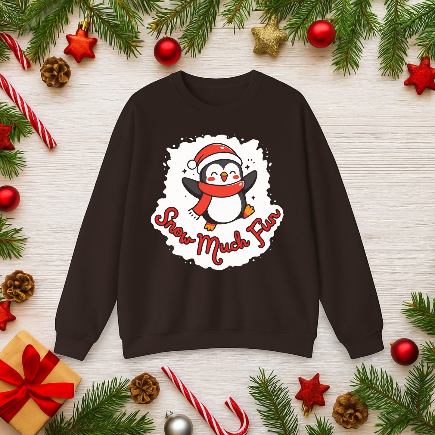 Unisex Snow Much Fun Sweatshirt – Cozy Christmas Crewneck