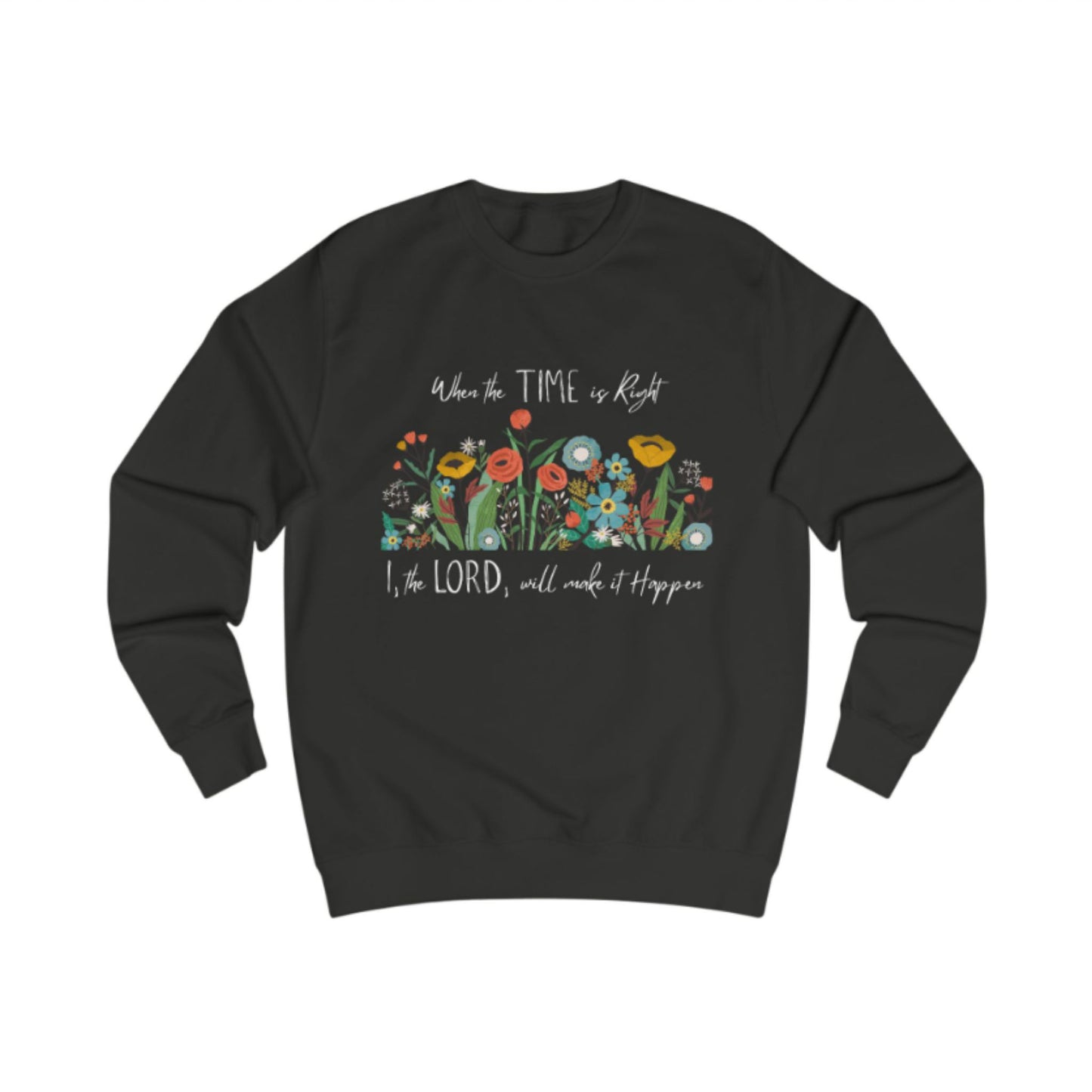Floral Inspirational Woman Christian Sweatshirt | Cozy Spring Gift for Her