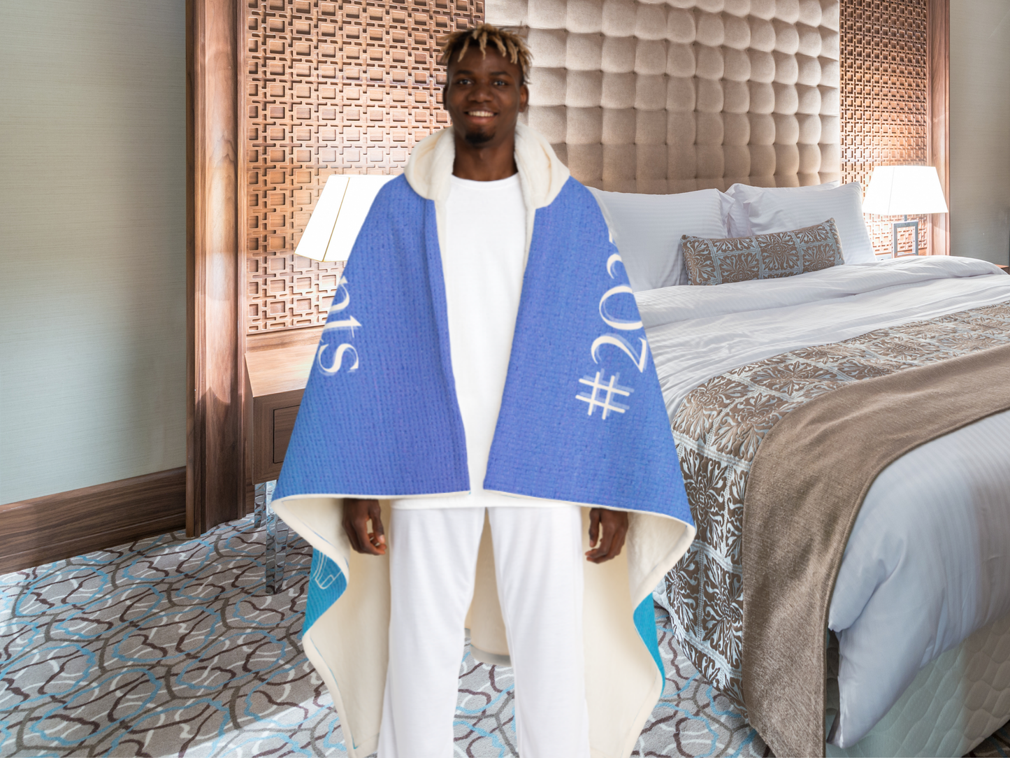 2025 Graduation Hooded Sherpa Blanket – Funny Senior Gift for High School & College Grads