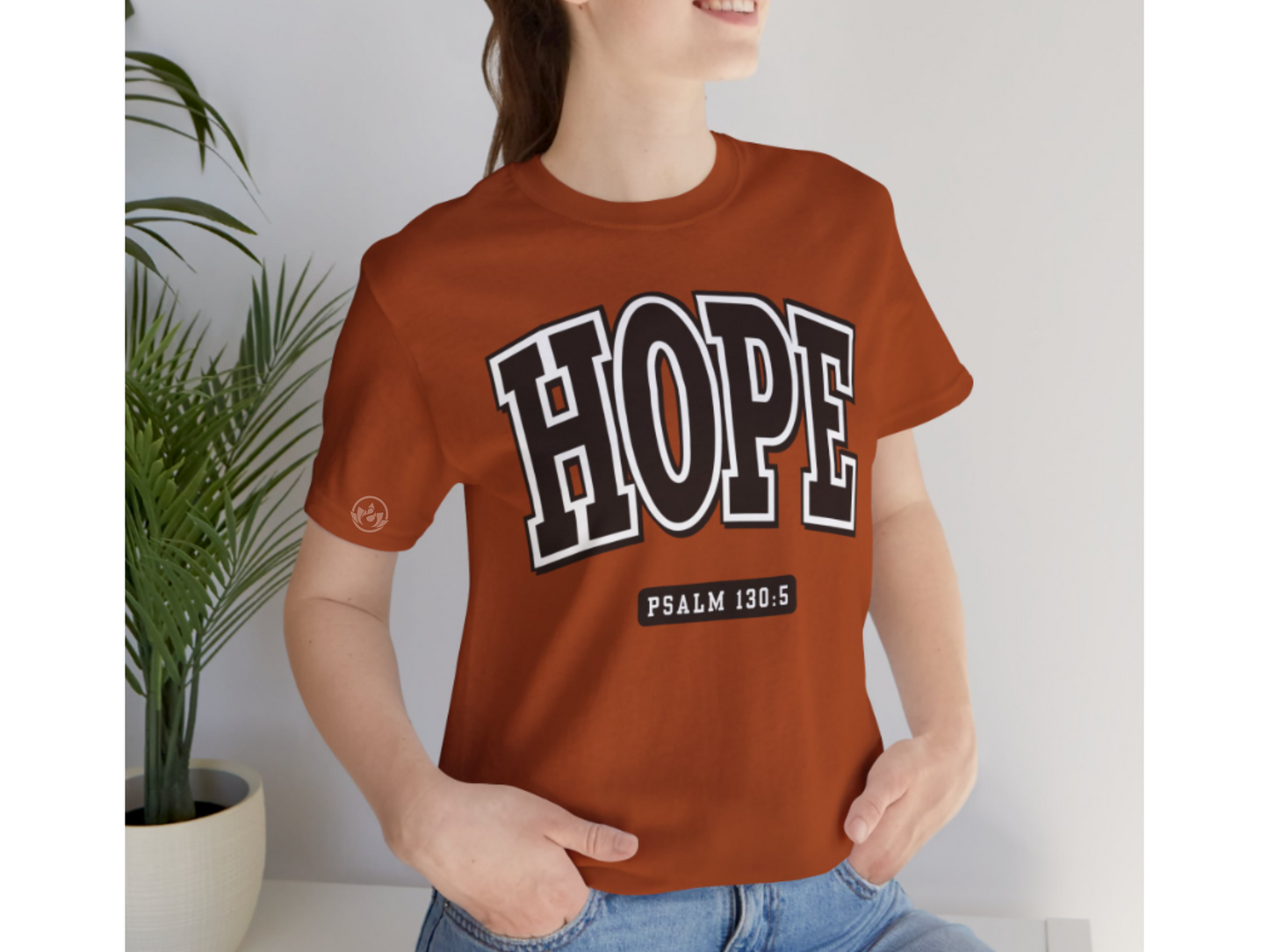 Hope Shirt – Psalm 130:5 Bible Verse Tee – Christian Faith Apparel