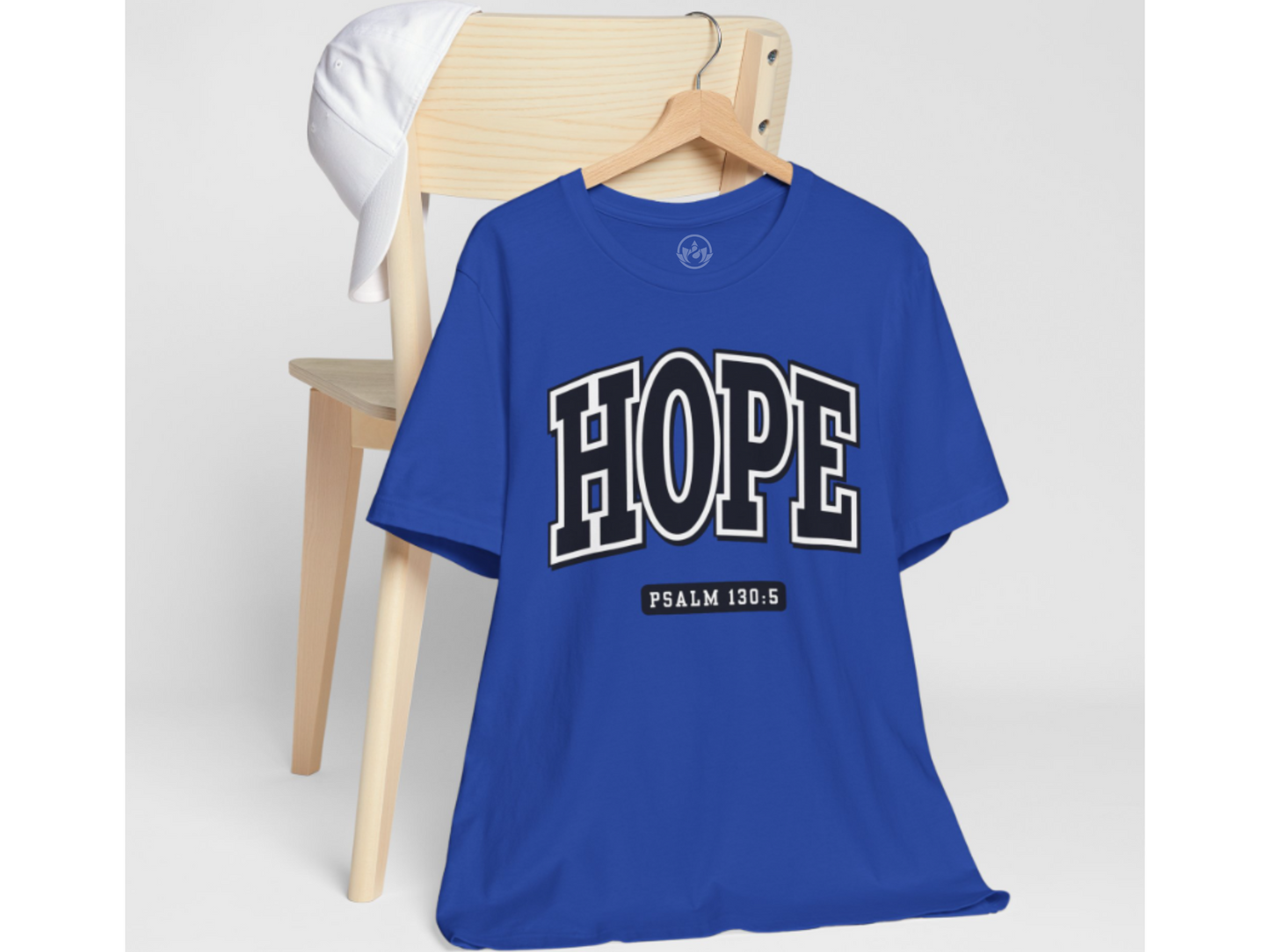 Hope Shirt – Psalm 130:5 Bible Verse Tee – Christian Faith Apparel