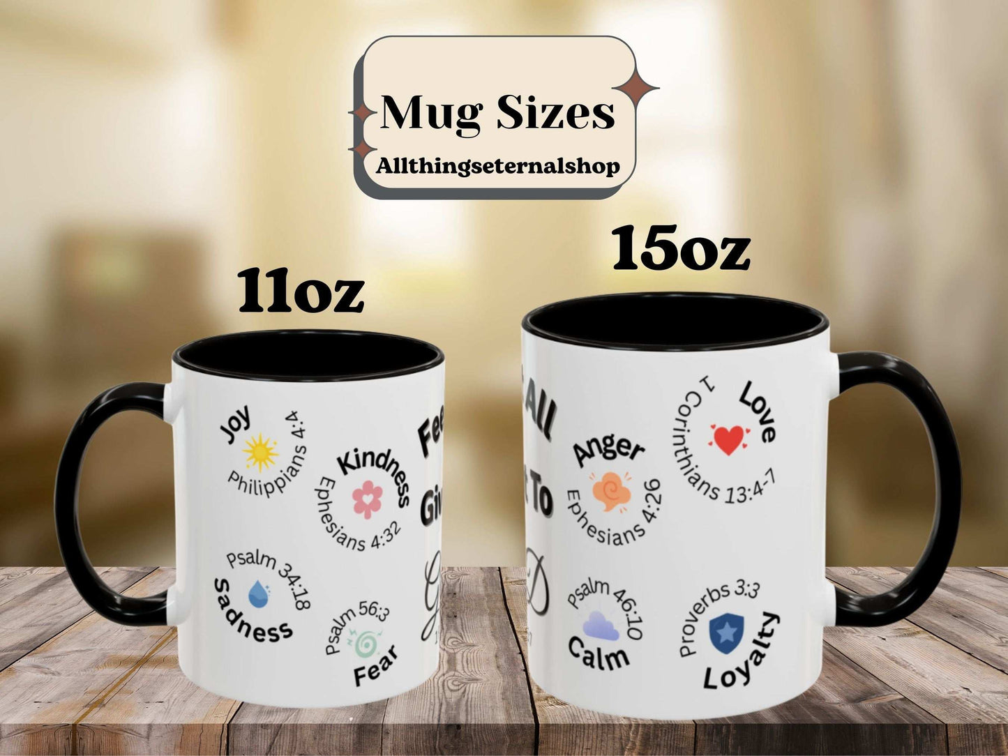 Feel It All Faith Mug | Christian Two-Tone Coffee Cup 11oz & 15oz