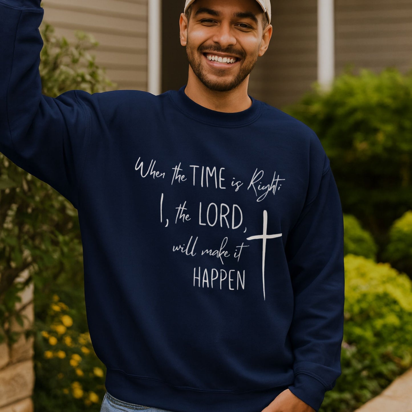 Unisex Christian Scripture Sweatshirt | Isaiah 60:22 Pullover