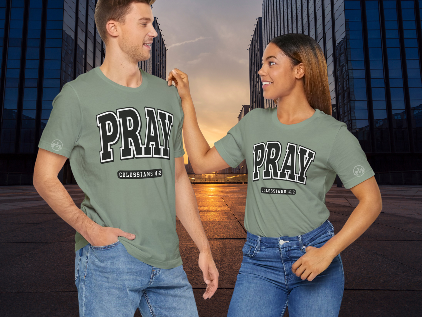 Prayer Shirt – Colossians 4:2 Bible Verse Tee | Christian Apparel