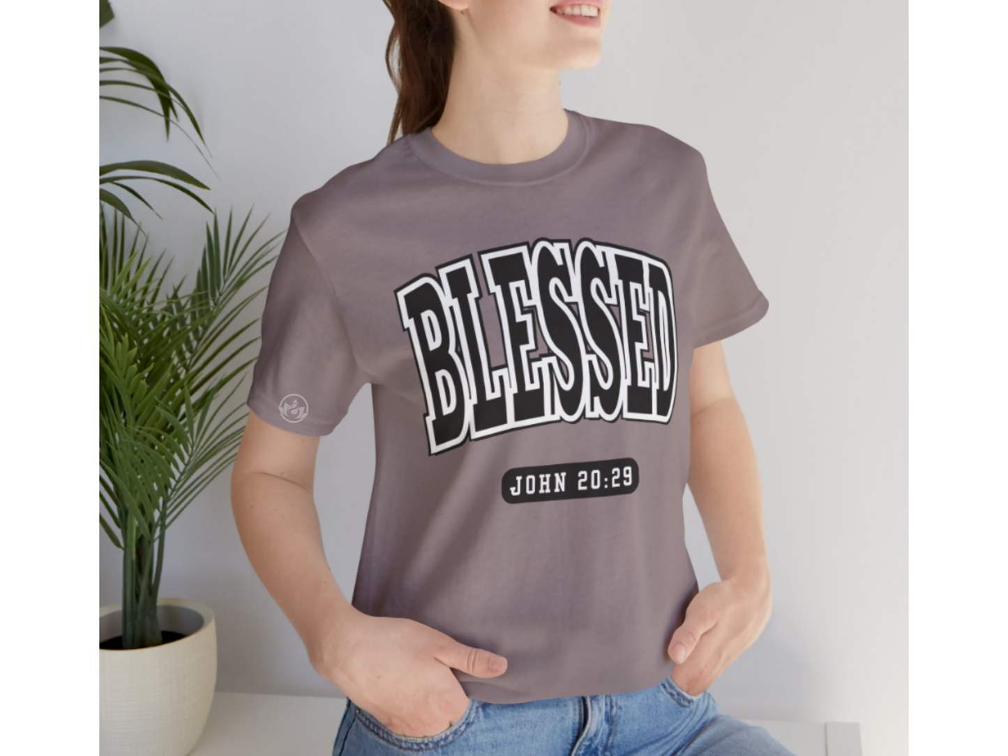 Blessed Shirt – John 20:29 Bible Verse Christian Tee for Men & Women