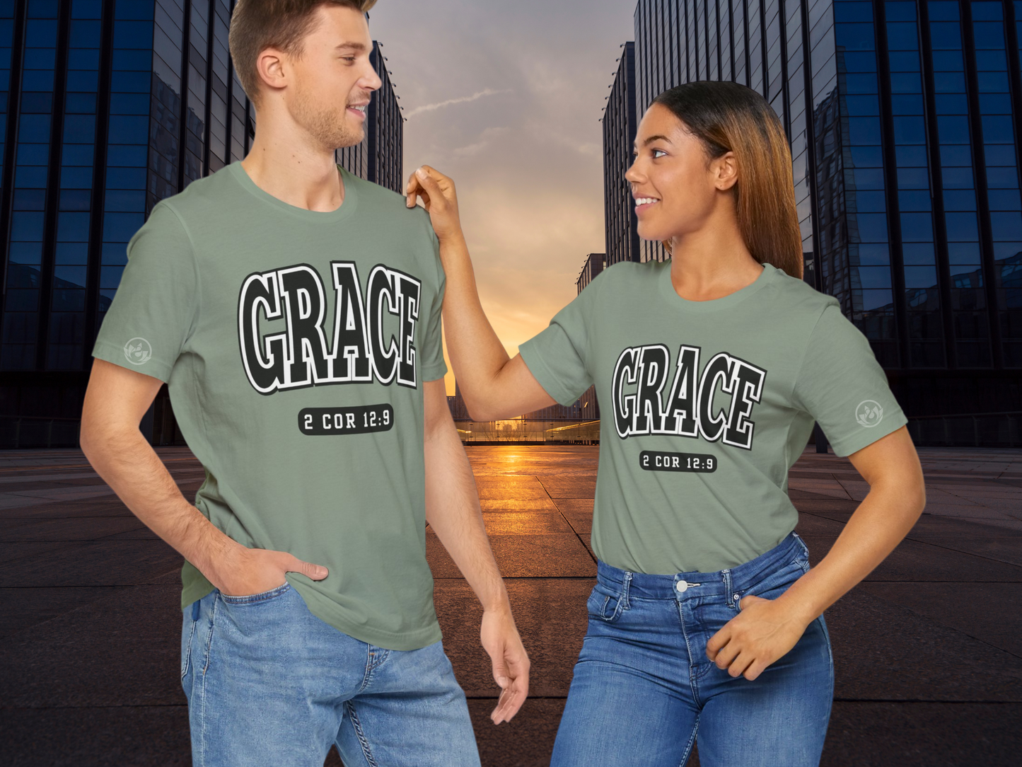 Grace Shirt – 2 Corinthians 12:9 Bible Verse Tee for Men & Women