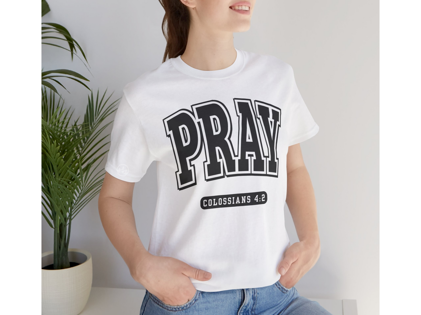 Prayer Shirt – Colossians 4:2 Bible Verse Tee | Christian Apparel