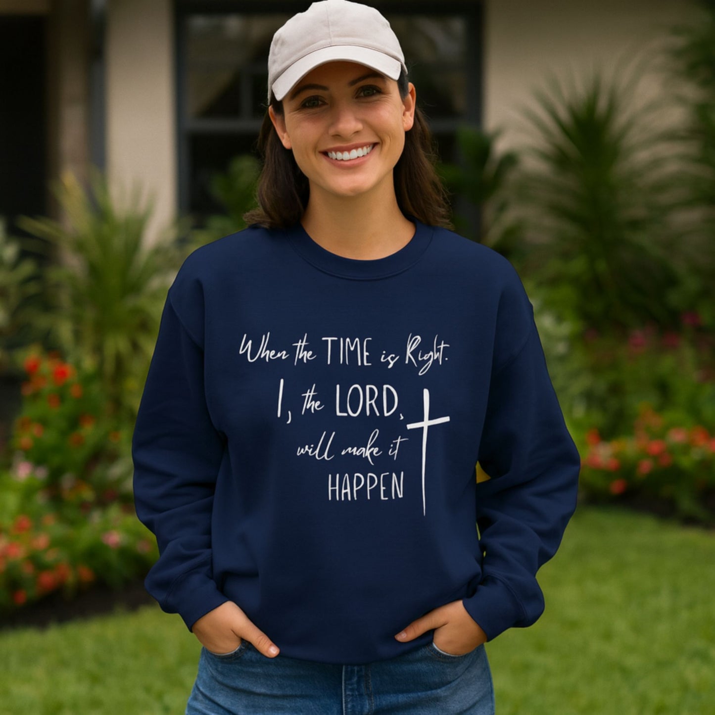 Unisex Christian Scripture Sweatshirt | Isaiah 60:22 Pullover