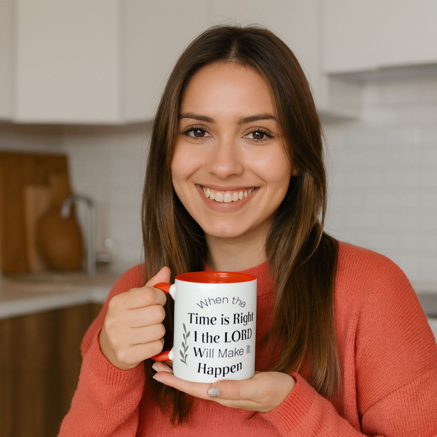 Isaiah 60:22 Bible Verse Mug – Two-Tone Christian Coffee Gift