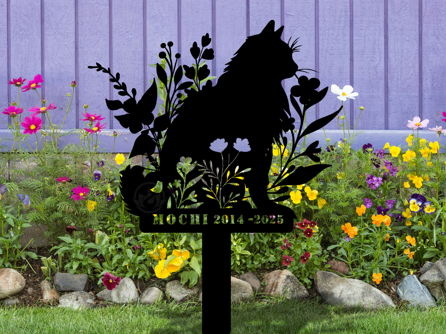 Custom Cat Memorial Stake – Pet Loss Grave Marker Gift Sign