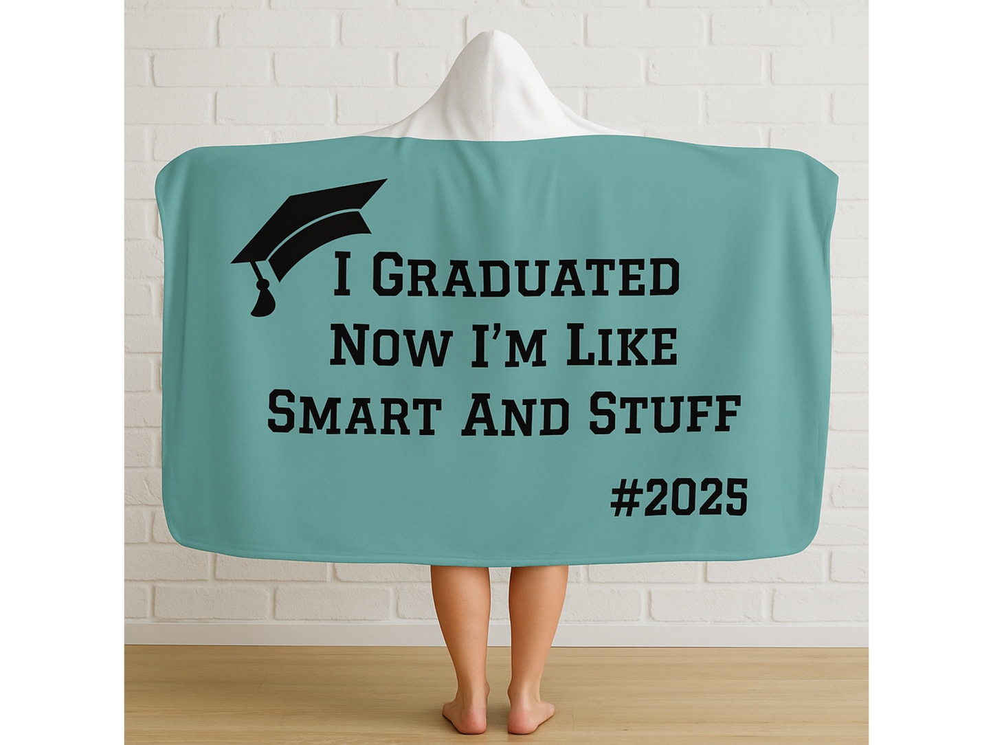 Funny Graduation Blanket 2025-Gift for High School or College Grad