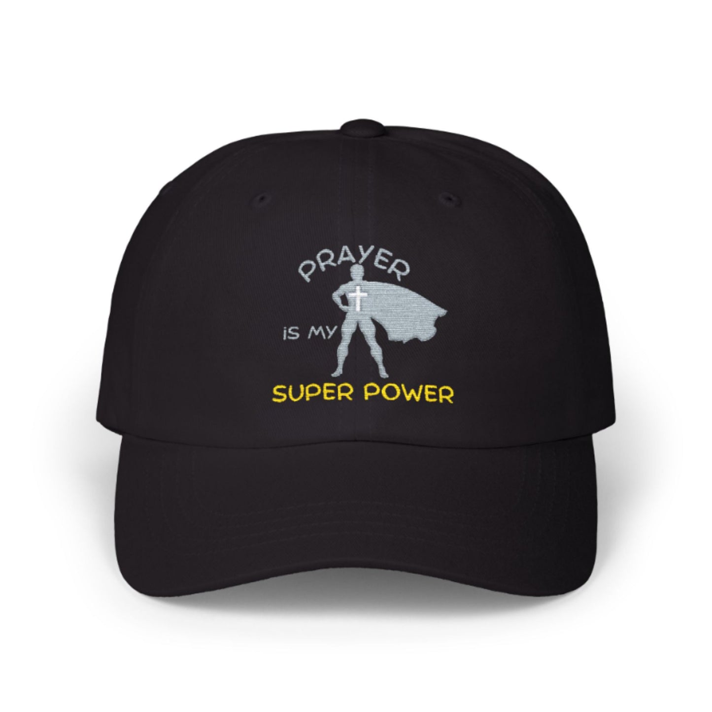 Prayer Is My Superpower Baseball Cap – Christian Hat for Men & Gifts