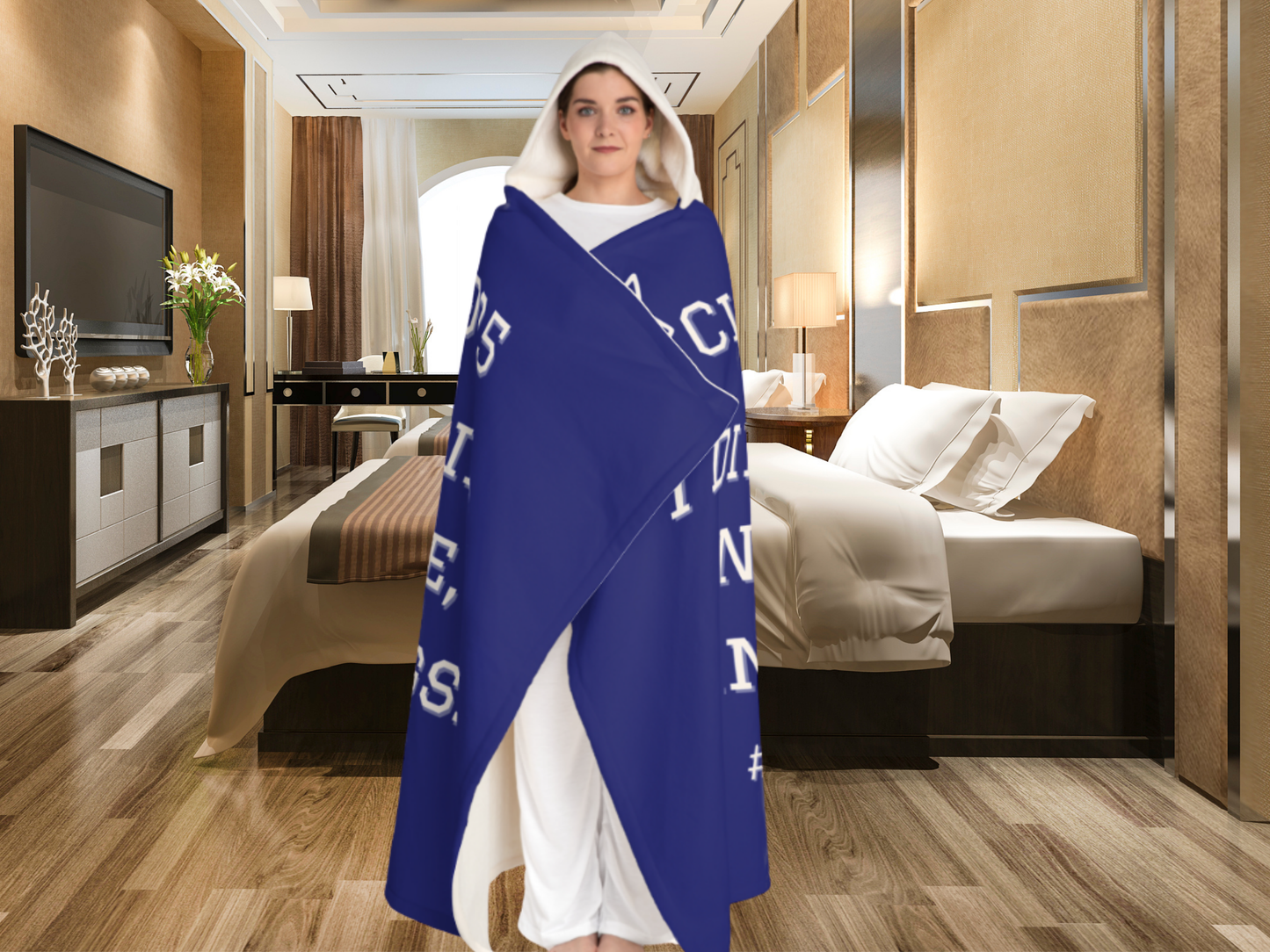 Funny Graduation Blanket Class of 2025-Hoodie Blanket Gift for Students
