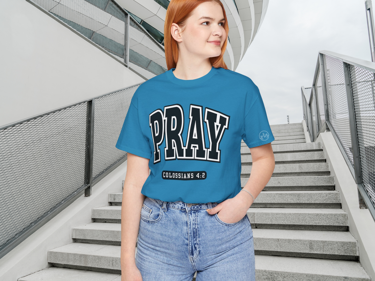 Prayer Shirt – Colossians 4:2 Bible Verse Tee | Christian Apparel