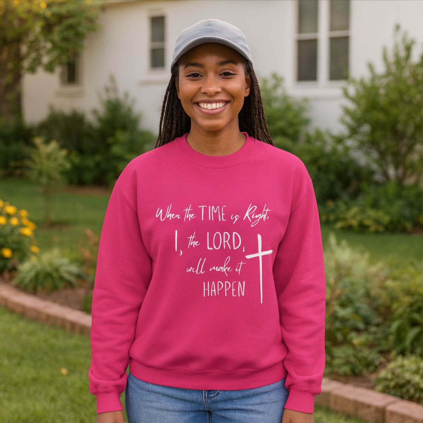 Unisex Christian Scripture Sweatshirt | Isaiah 60:22 Pullover