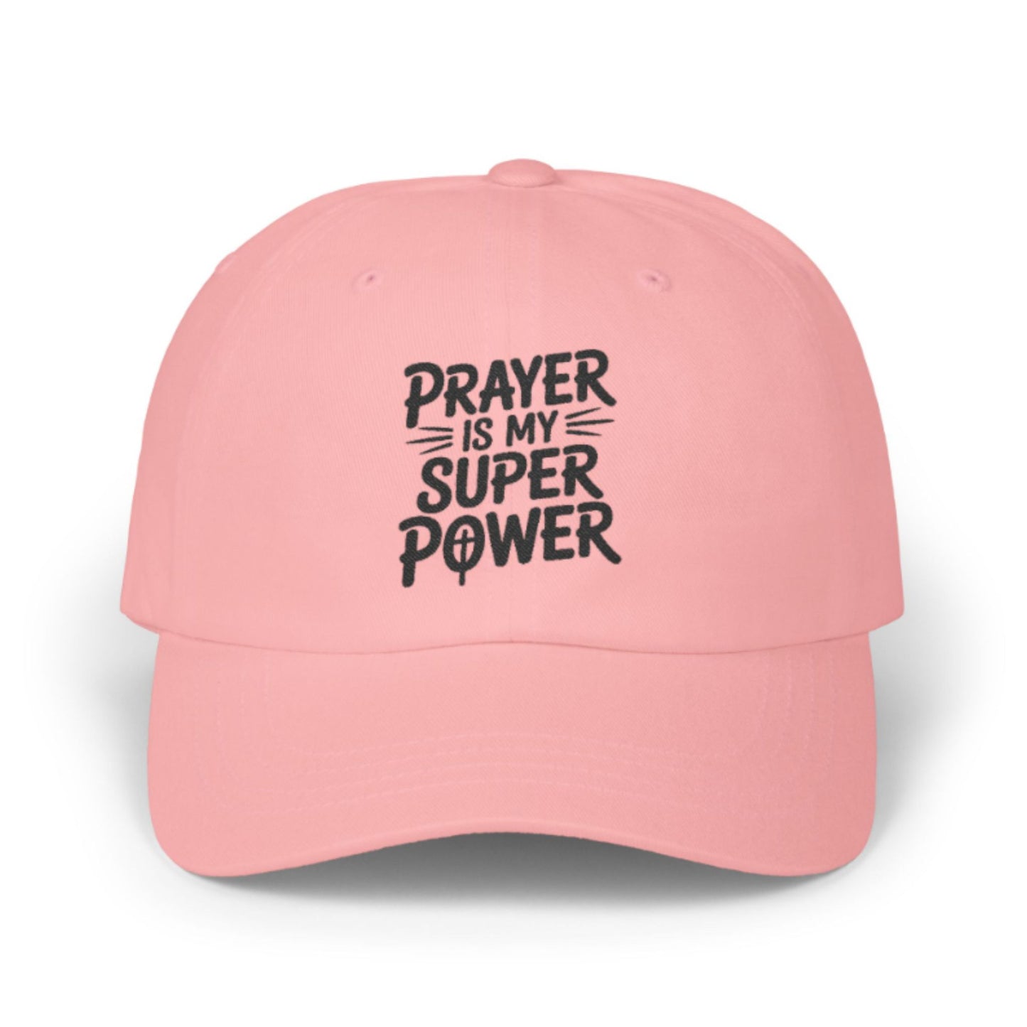 Prayer Is My Super Power Dad Cap | Faith Baseball Hat for Dads