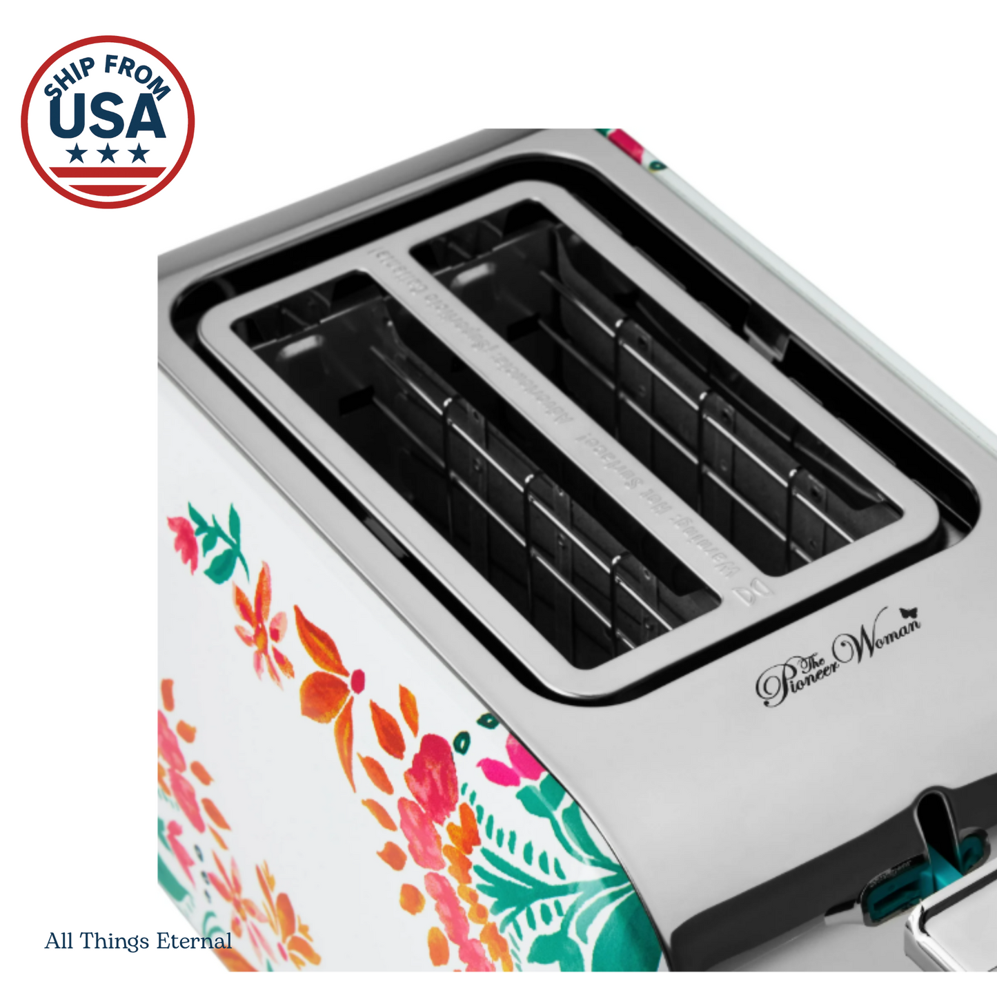 The Pioneer Woman 2-Slice Toaster – Folk Geo Print