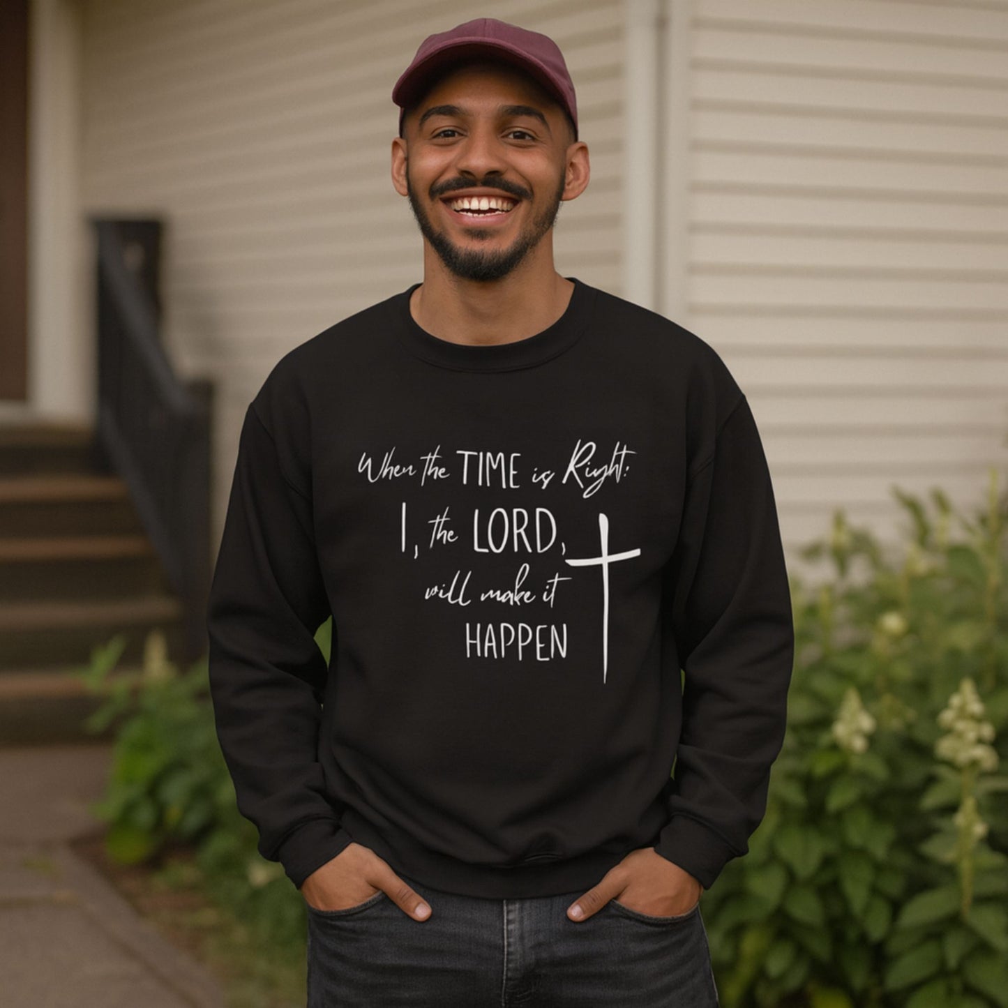 Unisex Christian Scripture Sweatshirt | Isaiah 60:22 Pullover
