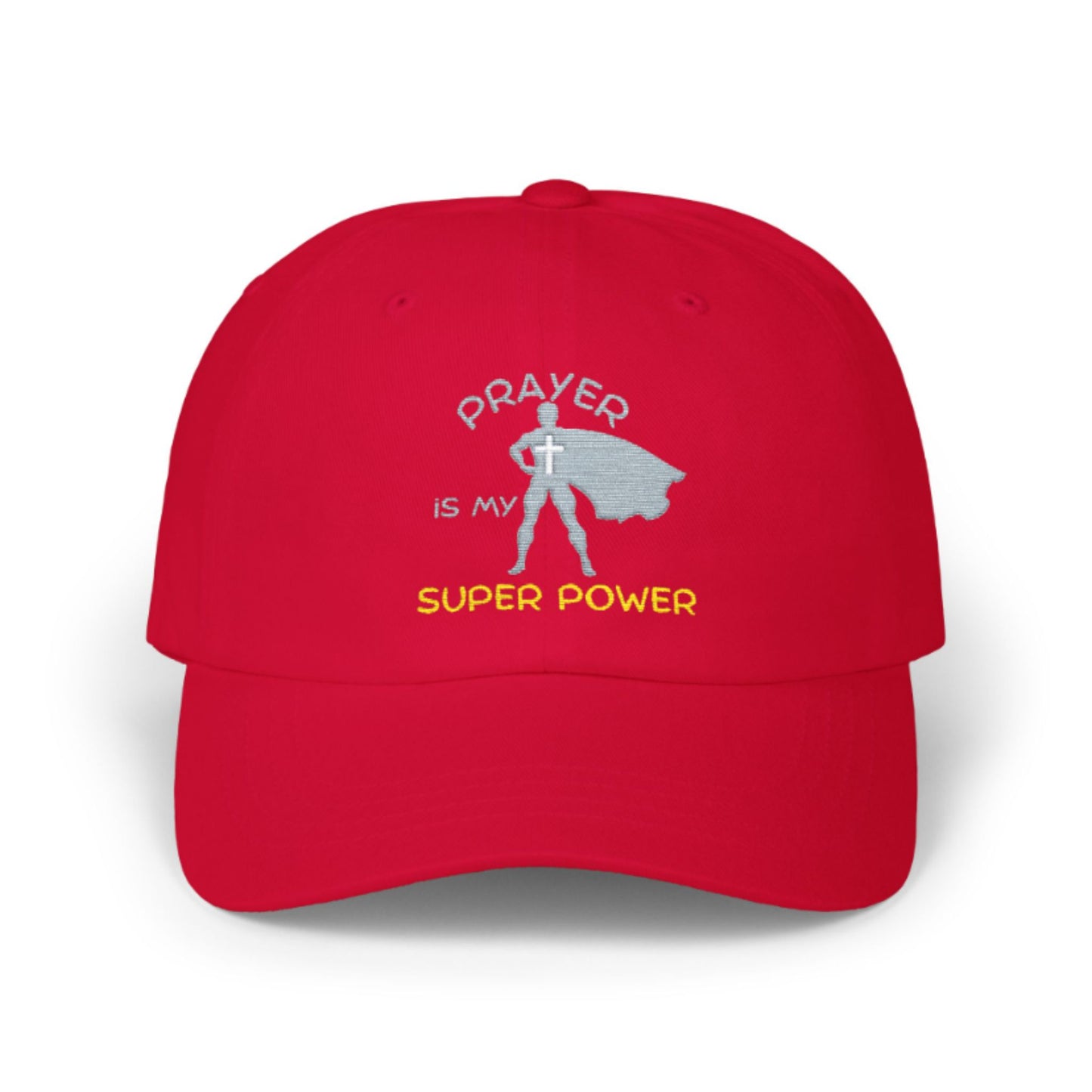 Prayer Is My Superpower Baseball Cap – Christian Hat for Men & Gifts