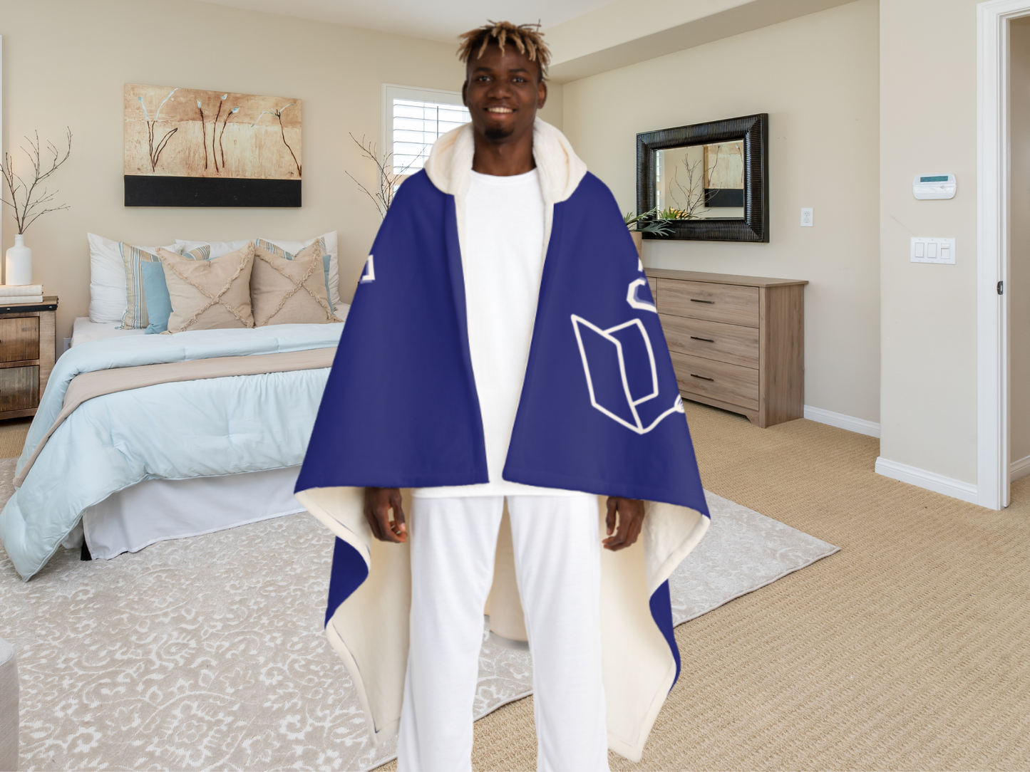 Funny Graduation Blanket Class of 2025-Hoodie Blanket Gift for Students