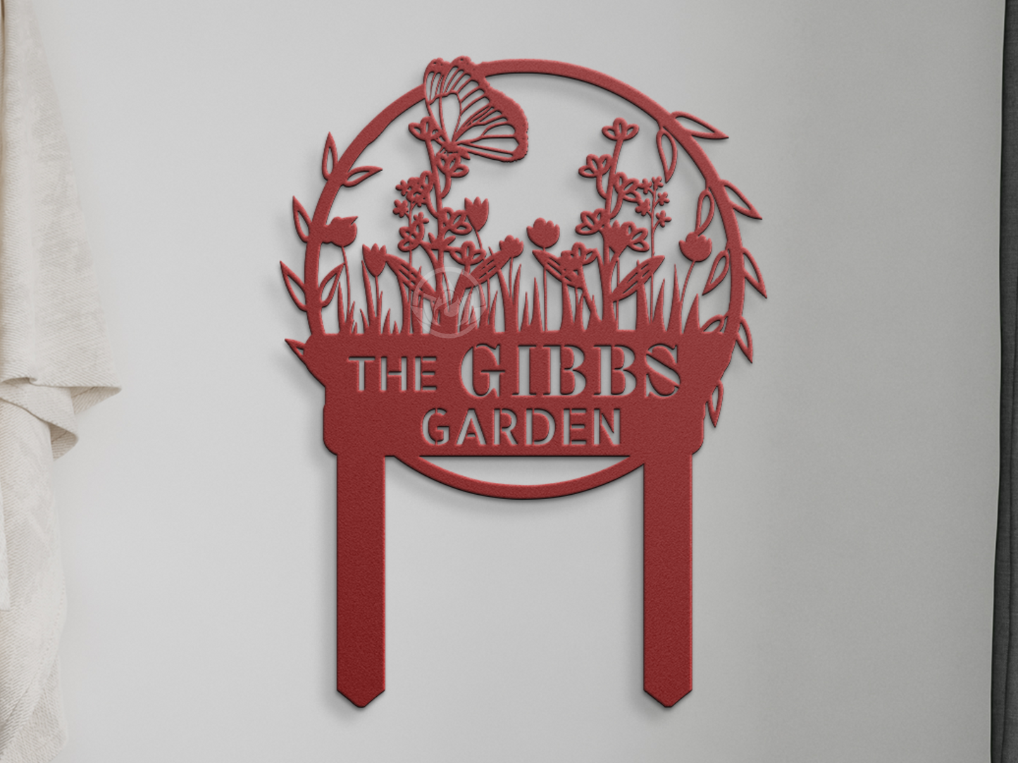 Custom Family Name Yard Sign-Outdoor Garden Decor
