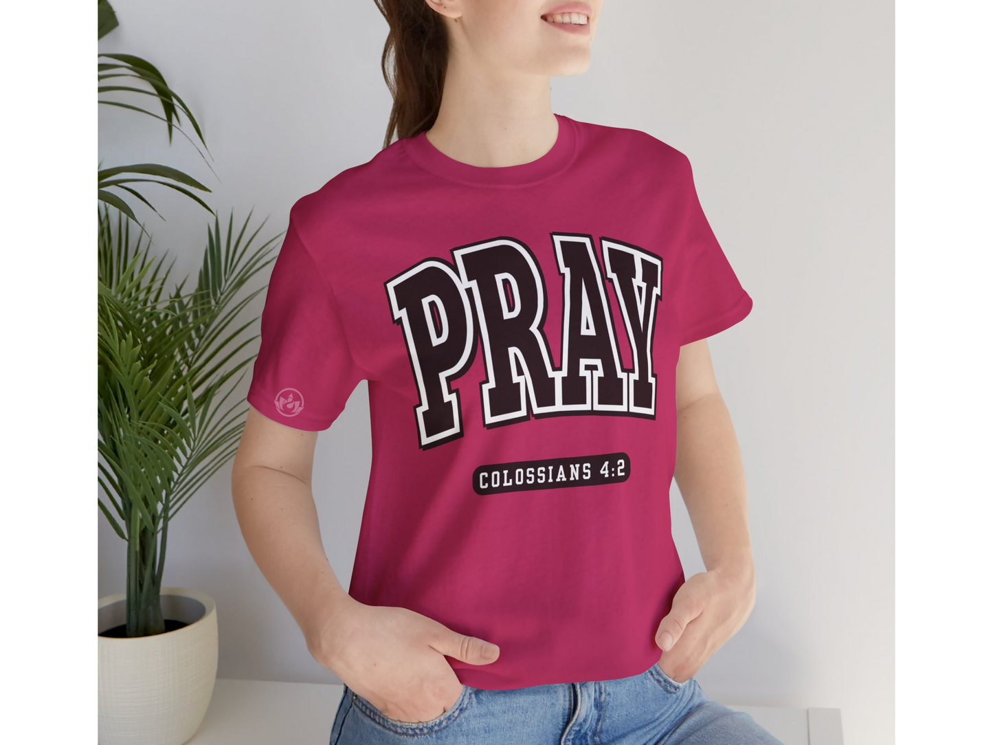 Prayer Shirt – Colossians 4:2 Bible Verse Tee | Christian Apparel