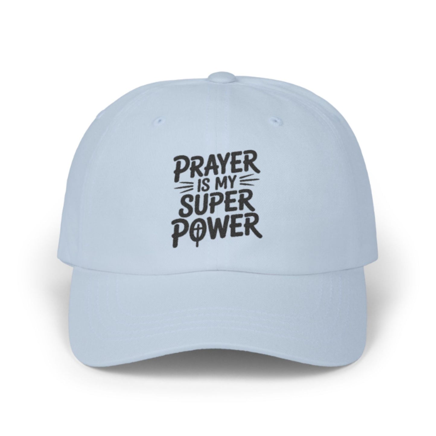Prayer Is My Super Power Dad Cap | Faith Baseball Hat for Dads