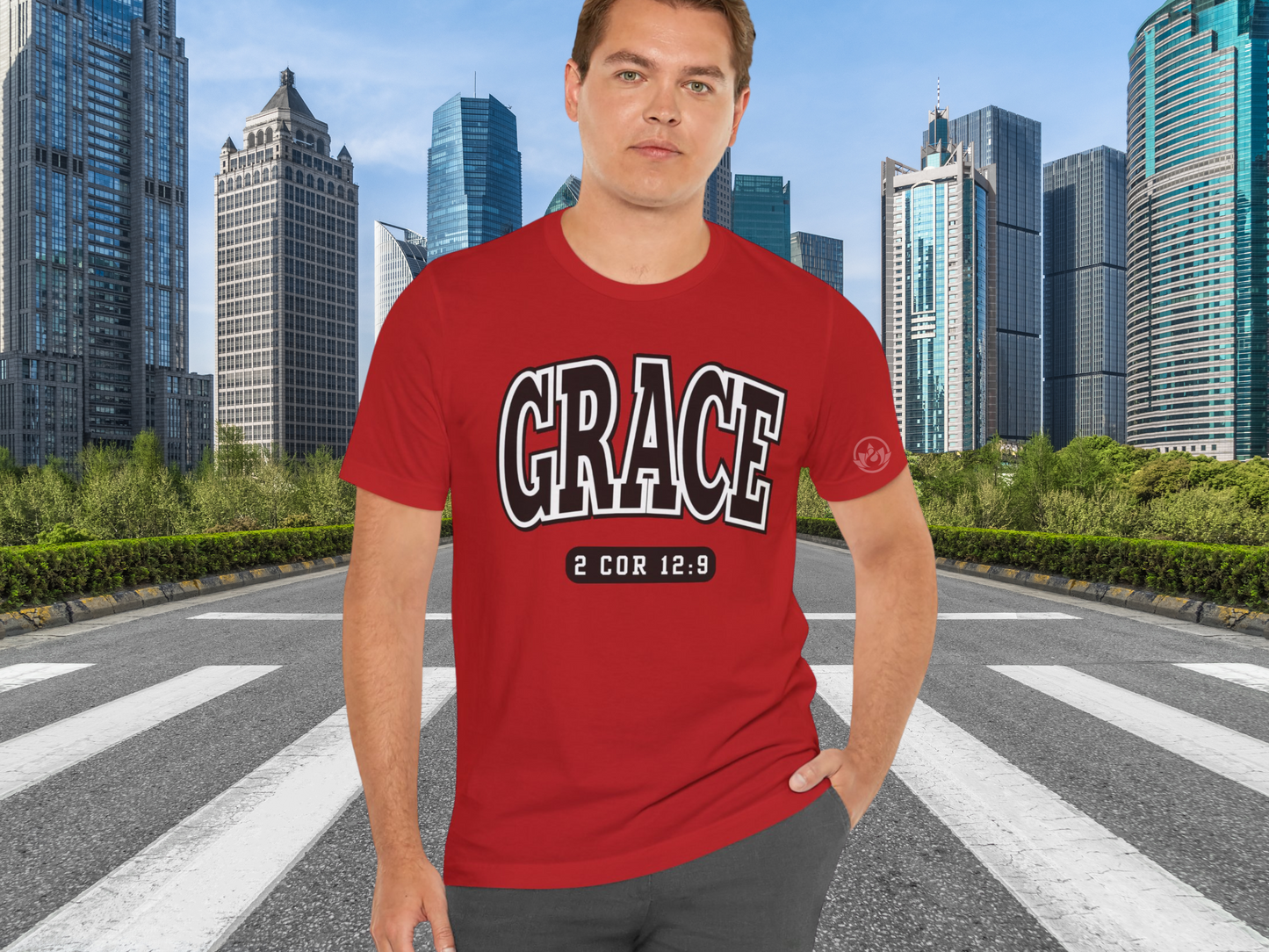 Grace Shirt – 2 Corinthians 12:9 Bible Verse Tee for Men & Women
