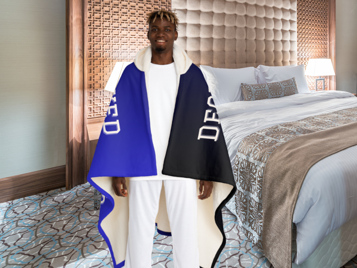 Graduation Hooded Fleece Blanket 2025 - Funny Gift for High School or College Grad