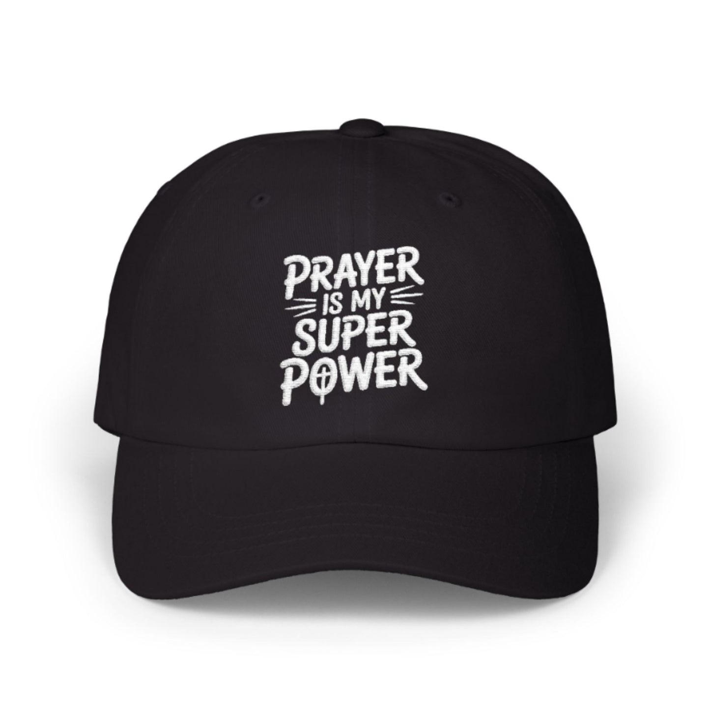 Prayer Superpower Dad Cap | Stylish Faith Hat for Dads