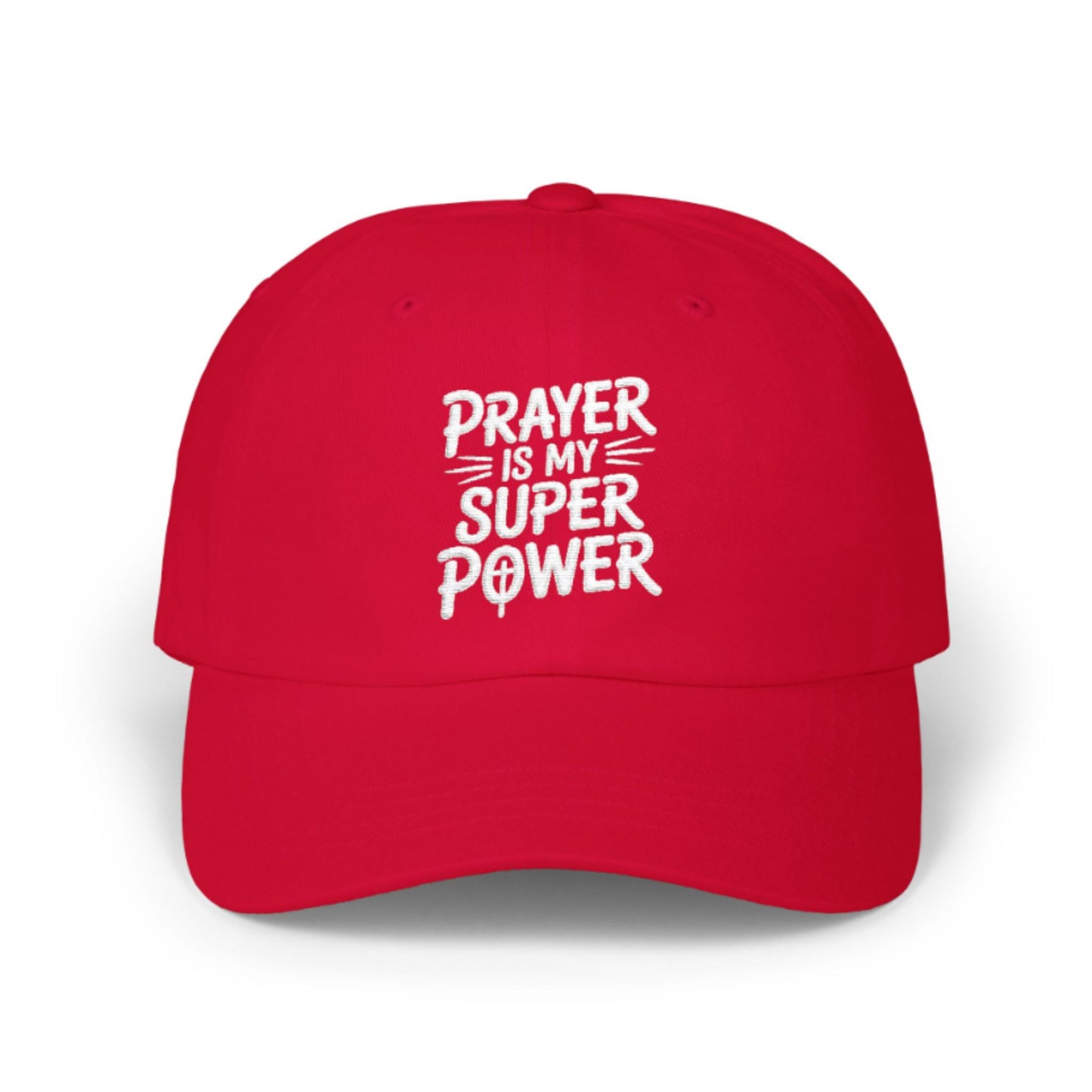 Prayer Superpower Dad Cap | Stylish Faith Hat for Dads