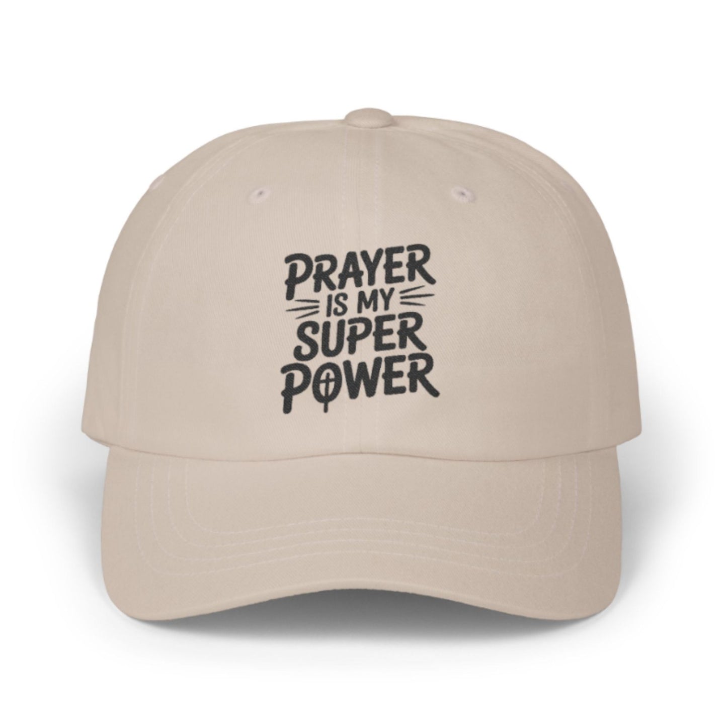 Prayer Is My Super Power Dad Cap | Faith Baseball Hat for Dads