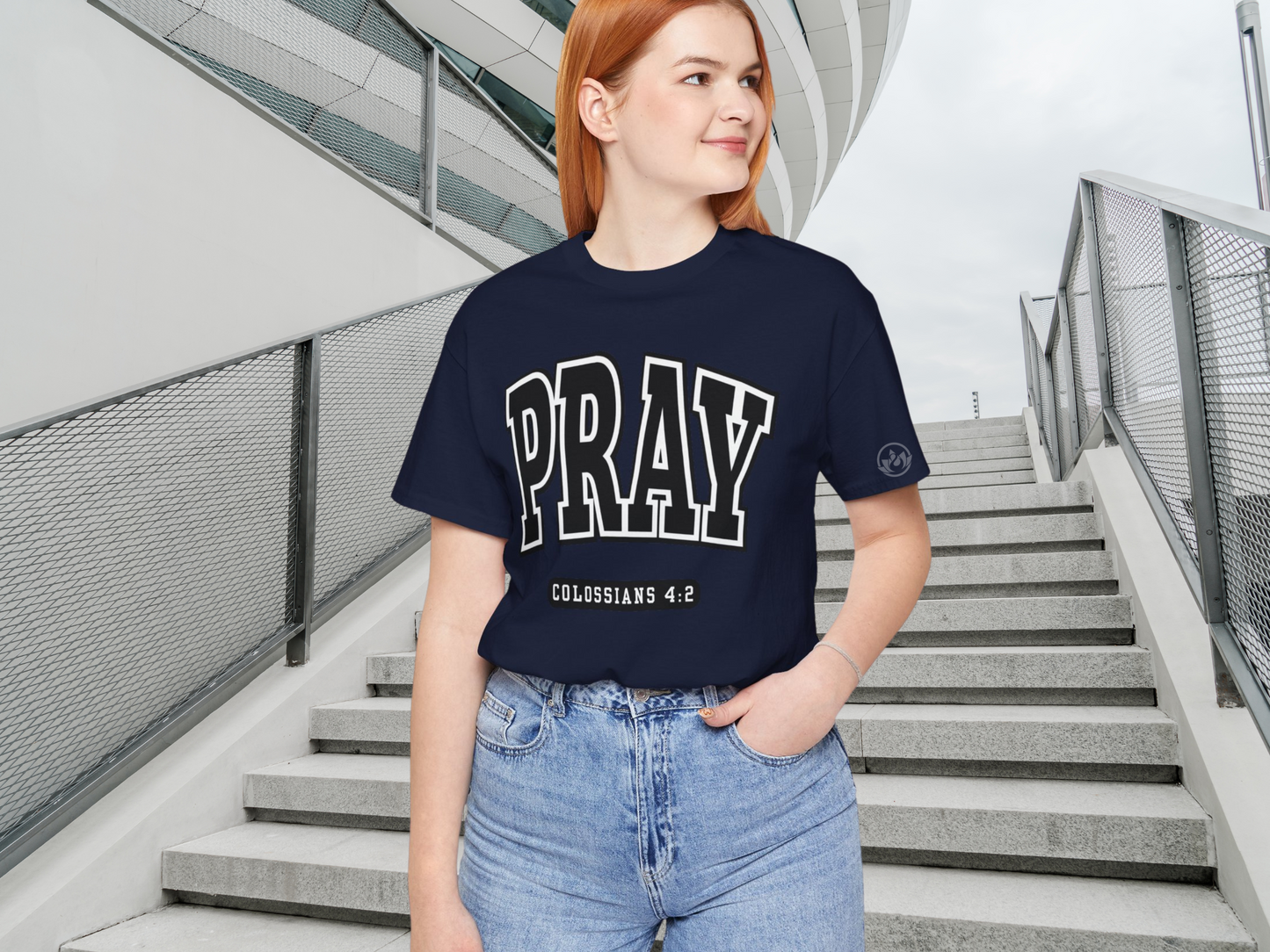 Prayer Shirt – Colossians 4:2 Bible Verse Tee | Christian Apparel