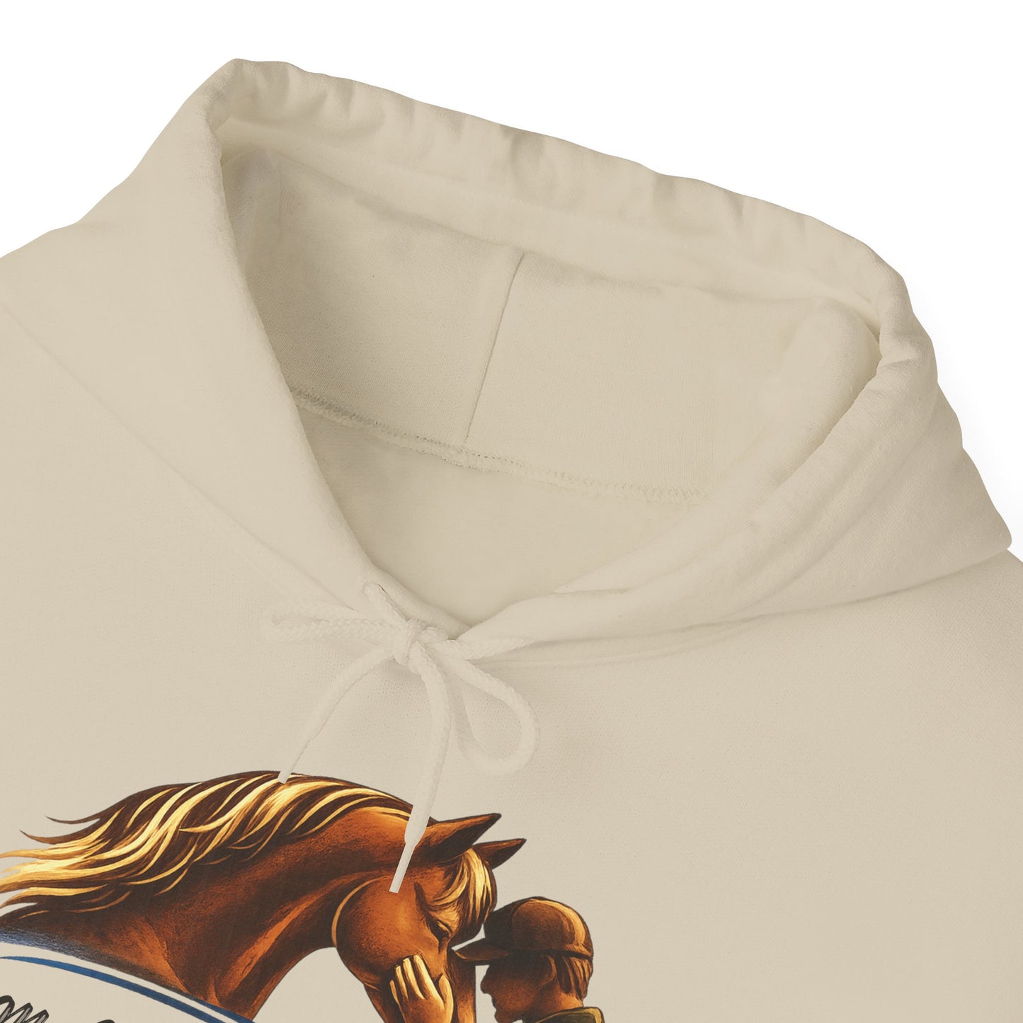 Personalized My Heart Runs on Hooves Hoodie for Men