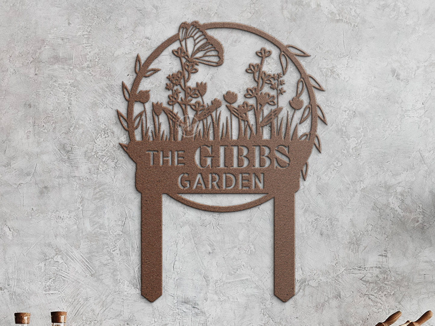Custom Family Name Yard Sign-Outdoor Garden Decor