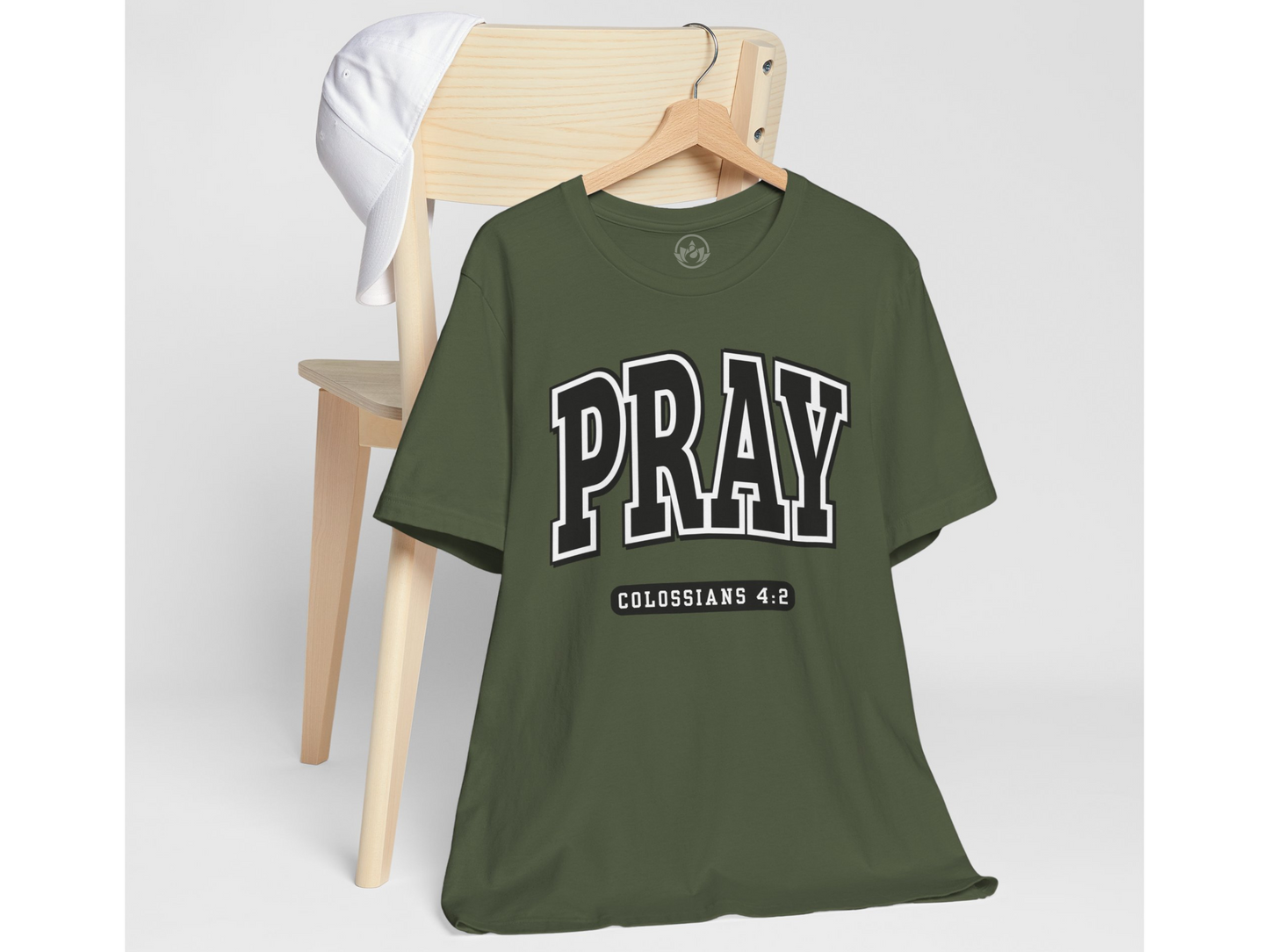 Prayer Shirt – Colossians 4:2 Bible Verse Tee | Christian Apparel