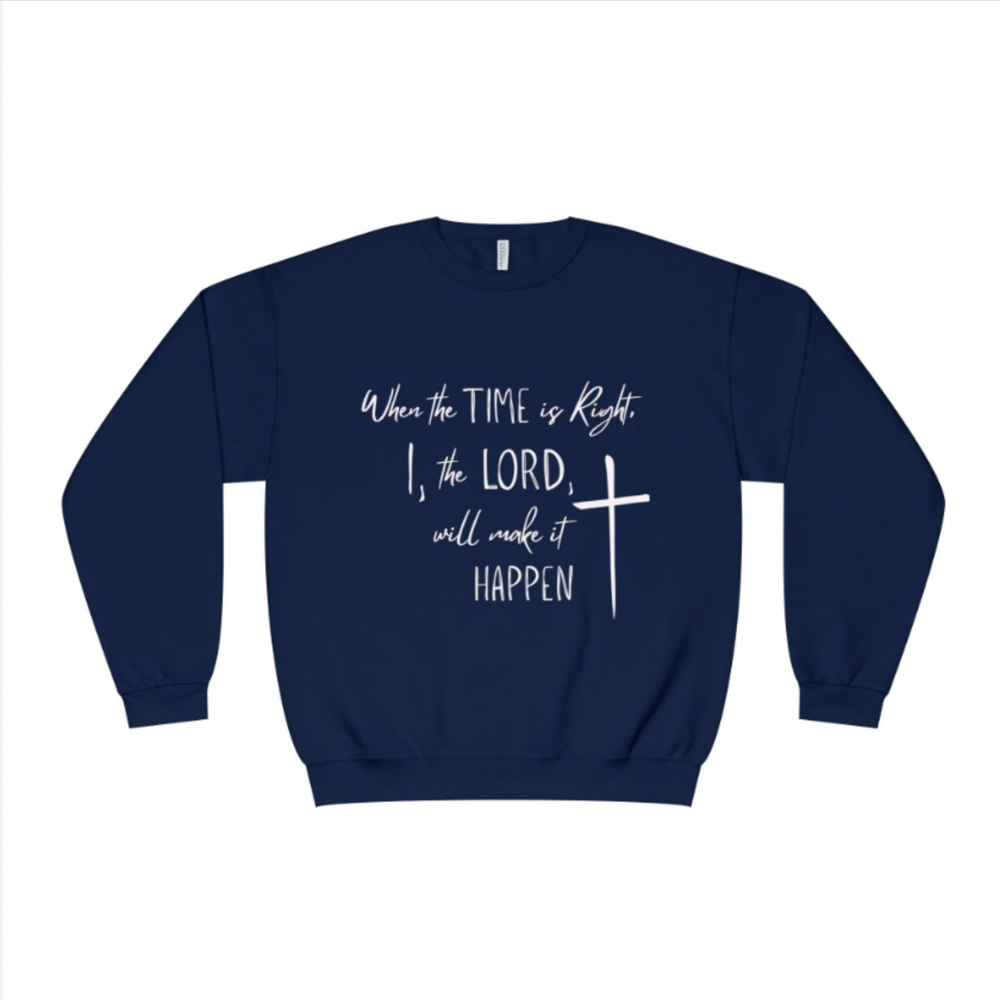 Unisex Christian Scripture Sweatshirt | Isaiah 60:22 Pullover