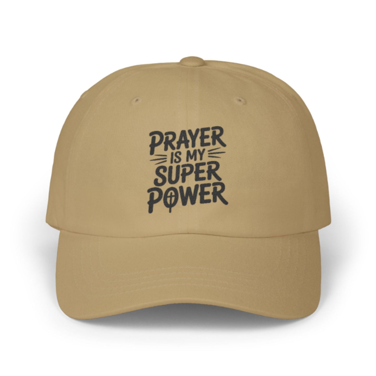 Prayer Is My Super Power Dad Cap | Faith Baseball Hat for Dads