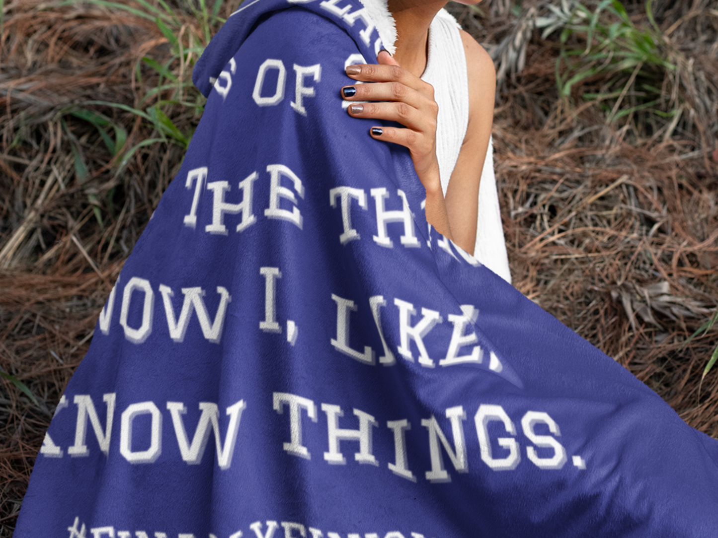 Funny Graduation Blanket Class of 2025-Hoodie Blanket Gift for Students