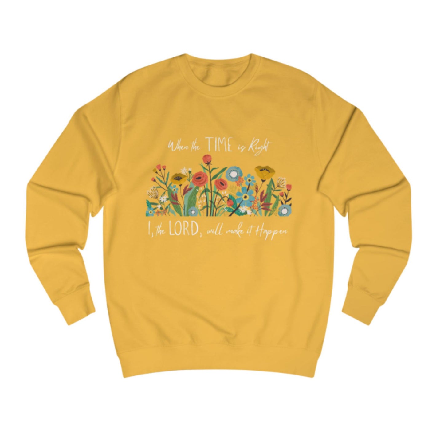 Floral Inspirational Woman Christian Sweatshirt | Cozy Spring Gift for Her