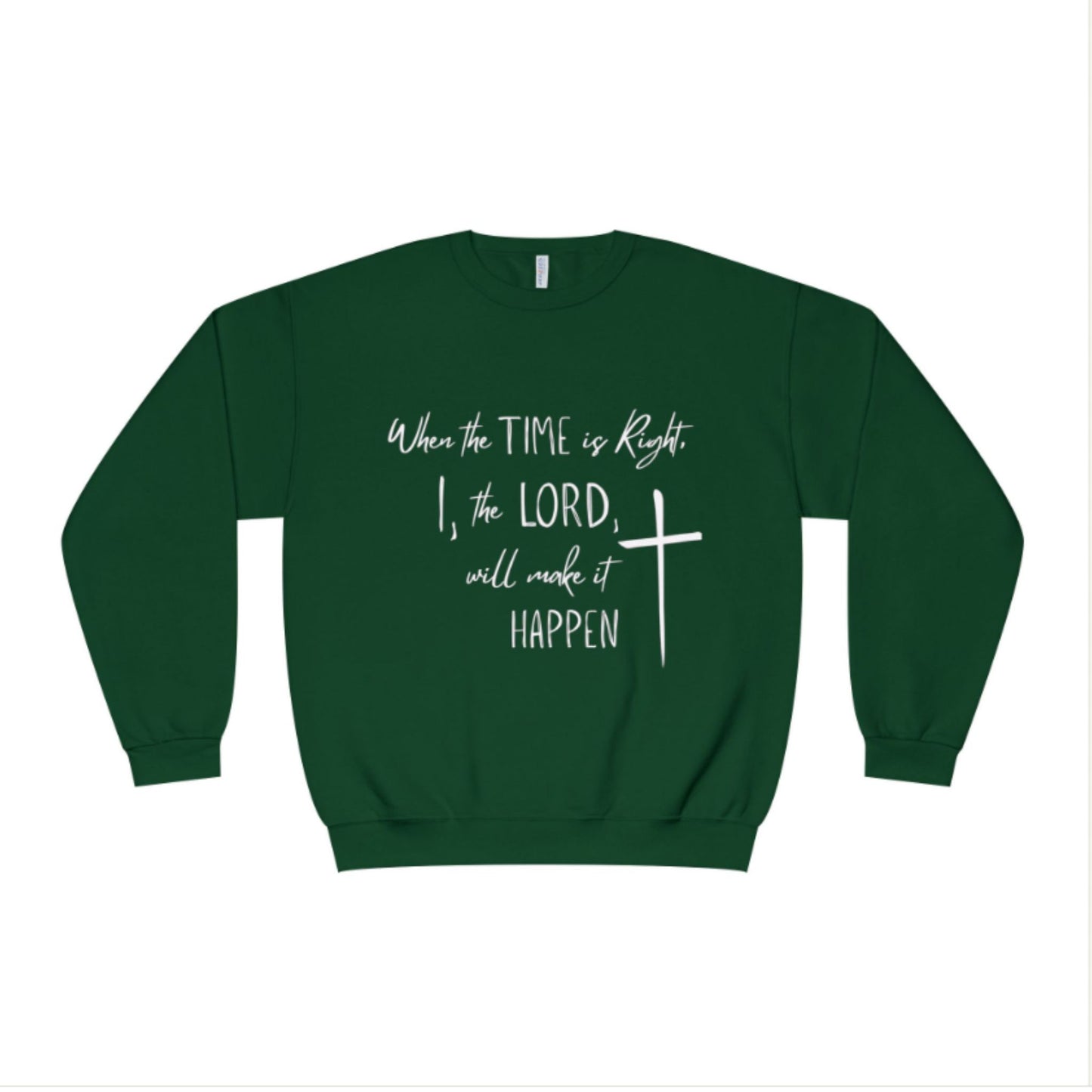 Unisex Christian Scripture Sweatshirt | Isaiah 60:22 Pullover