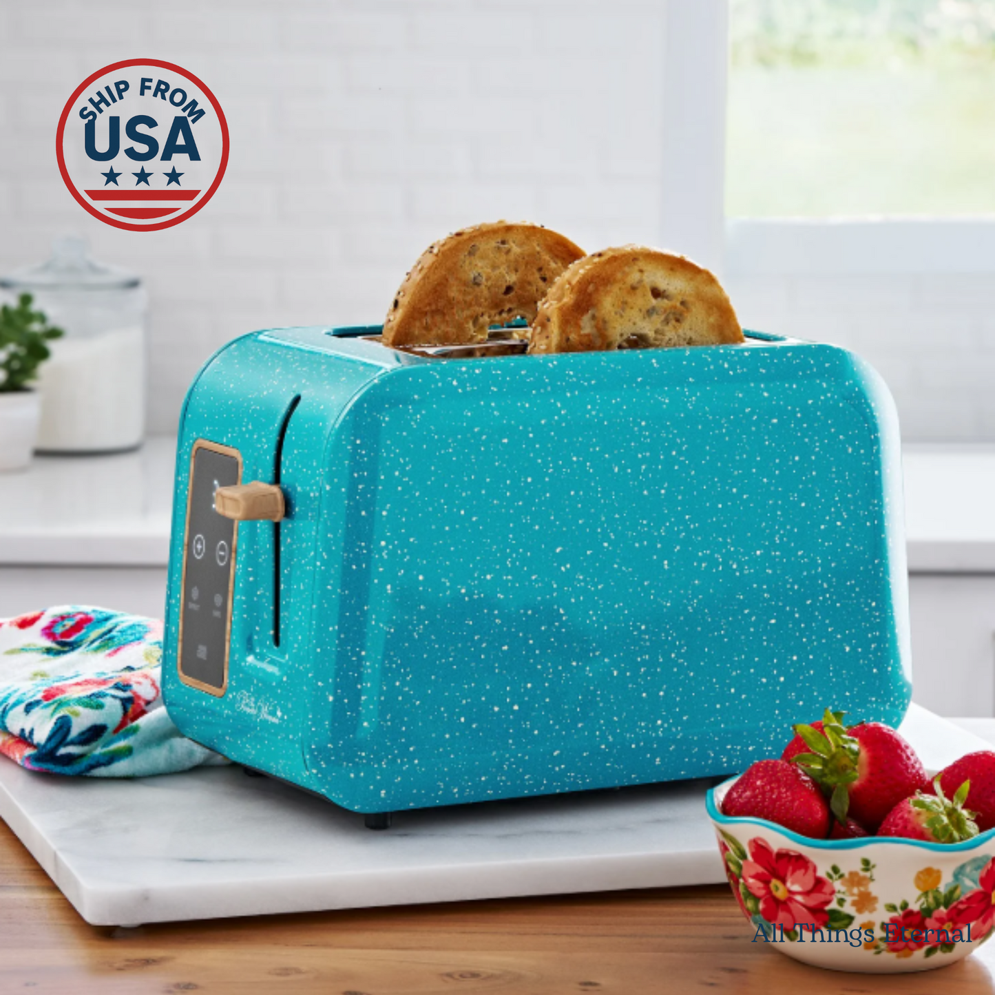The Pioneer Woman 2-Slice Toaster – Folk Geo Print
