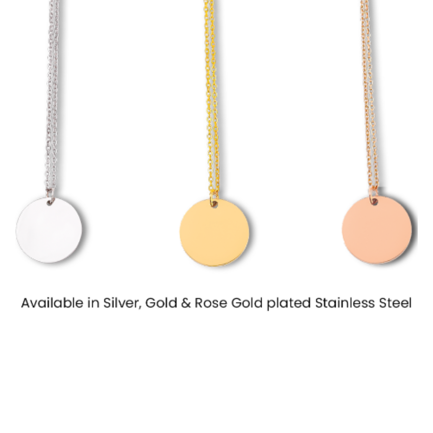 Personalized Birth Flower & Name Coin Necklace - Meaningful Jewelry Gift