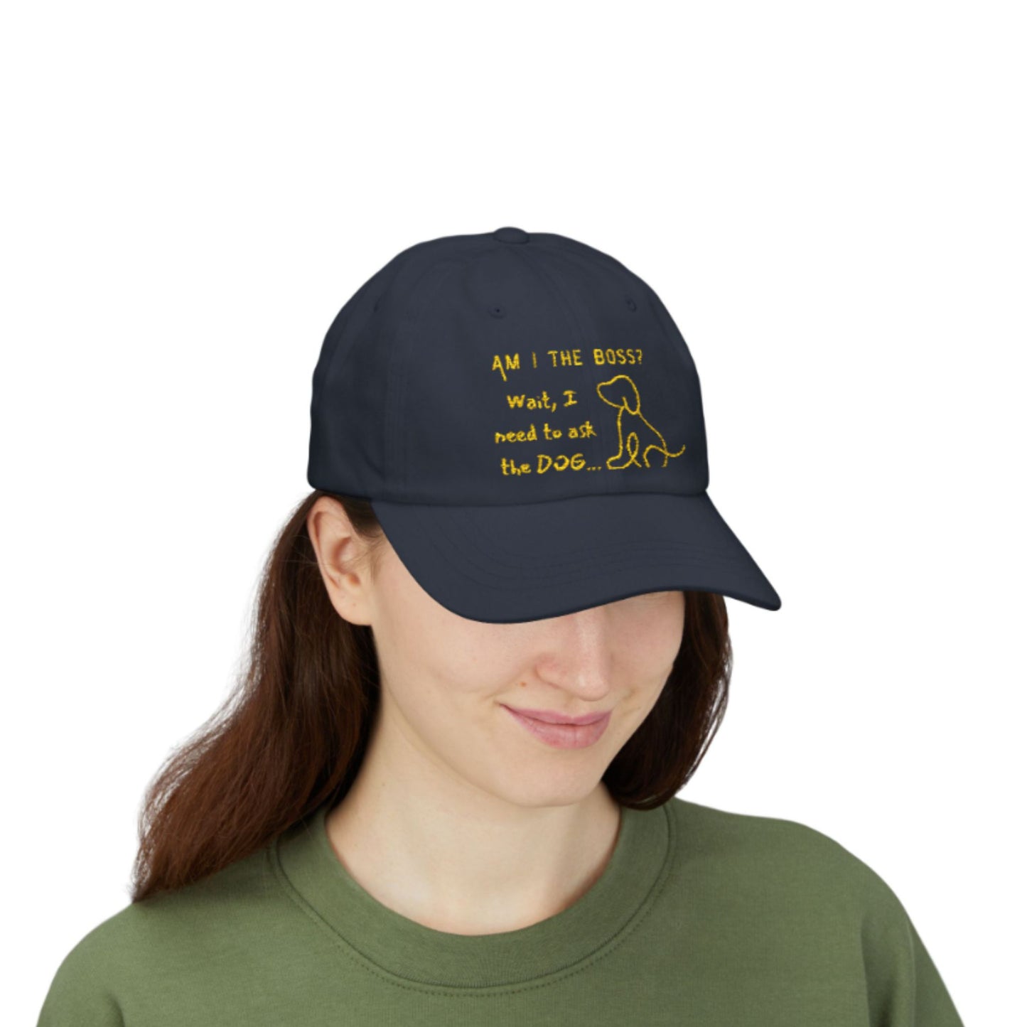 Am I the Boss Wait, I Need to Ask the Dog - Funny Dog Owner Baseball Cap