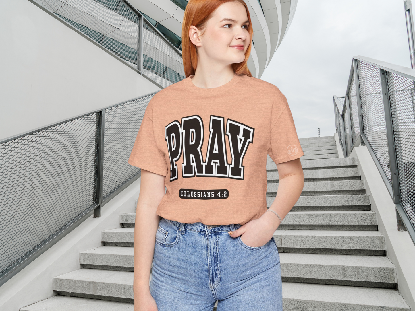 Prayer Shirt – Colossians 4:2 Bible Verse Tee | Christian Apparel