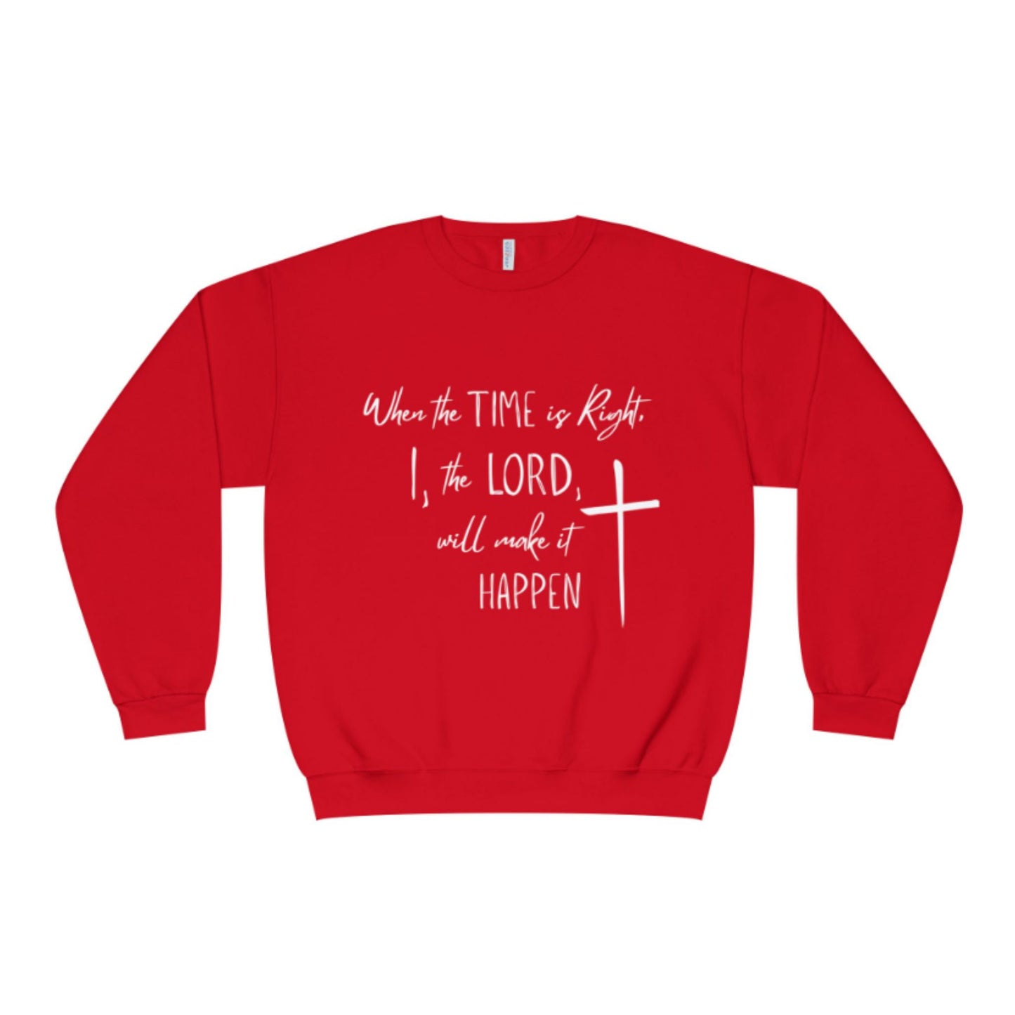 Unisex Christian Scripture Sweatshirt | Isaiah 60:22 Pullover