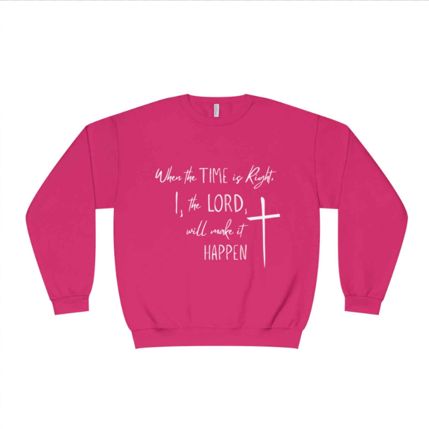 Unisex Christian Scripture Sweatshirt | Isaiah 60:22 Pullover